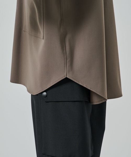 UJOH（ウジョー）の「【UJOH HOMME】4 Pockets Shirt（シャツ/ブラウス・メンズ・ブラック/ベージュ・4/5）」の3枚目の写真