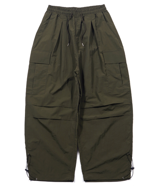 THE MILE（ザマイル）の「エムエルナイロンワイドバルーンストリングパンツ[カーキ]（スウェットパンツ・メンズ・その他・SMALL/MEDIUM/LARGE）」の2枚目の写真