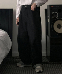 NUS（ナス）の「シティワイドデニムジーンズ（ブラックデニム）（デニムパンツ）」