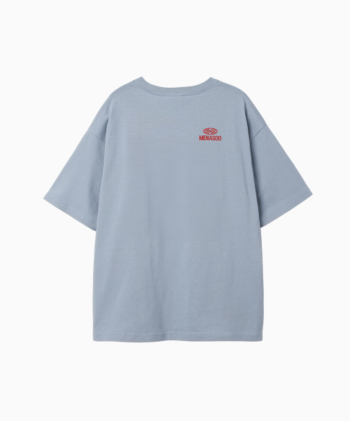 MENASOO(ミナス)の「New Big Hearttrack Graphic T Shirt_Skyblue(Tシャツ/カットソー・レディース・スカイブルー・1/2/3)」の7枚目の写真