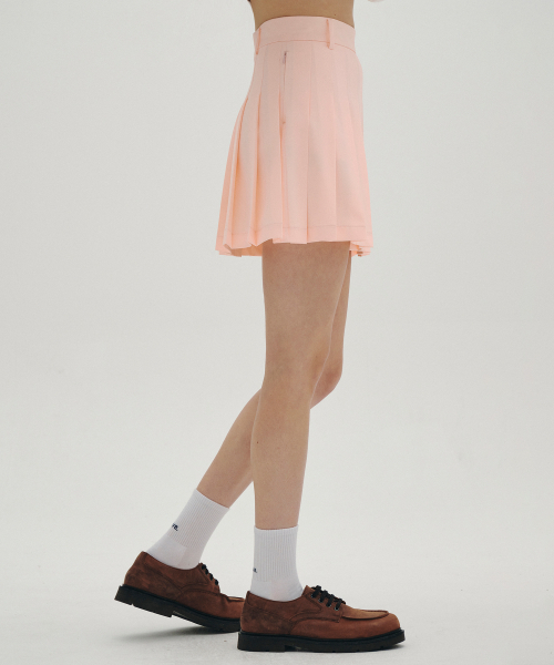 CLOVE（クローブ）の「[23SS clove] Basic Pleated Skirt (Coral)（スカート・レディース・その他・SMALL/MEDIUM）」の2枚目の写真