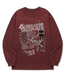 VANNWORKS（バンワークス）の「CAT DO IT ロングスリーブ (VLS0080) バーガンディ（Tシャツ/カットソー）」