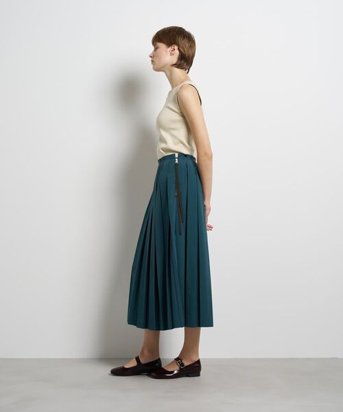 LANVIN en Bleu(ランバンオンブルー)の「タイプライタープリーツスカート(スカート・レディース・ブラック/ブルー/オフホワイト・36/38)」の5枚目の写真
