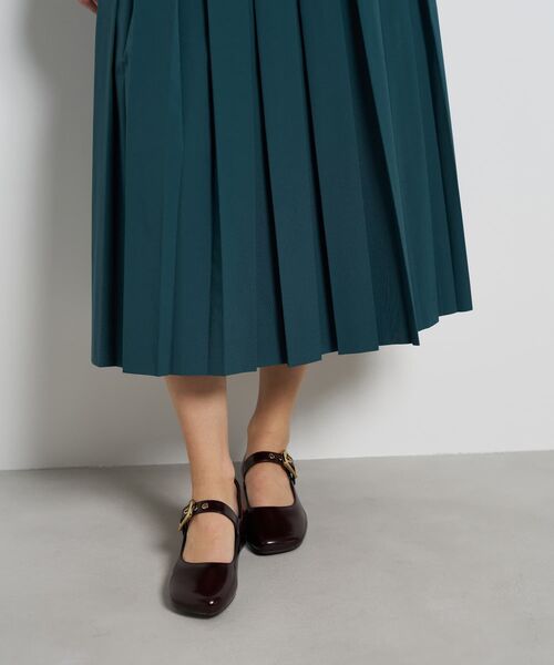 LANVIN en Bleu(ランバンオンブルー)の「タイプライタープリーツスカート(スカート・レディース・ブラック/ブルー/オフホワイト・36/38)」の11枚目の写真