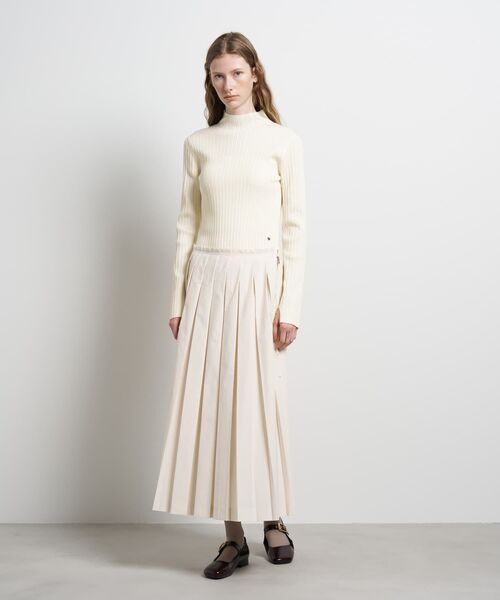 LANVIN en Bleu(ランバンオンブルー)の「タイプライタープリーツスカート(スカート・レディース・ブラック/ブルー/オフホワイト・36/38)」の12枚目の写真