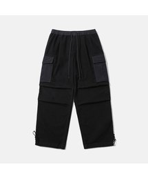[AW25] OVER MIL 6P BRUSHED PANTS / BLACK