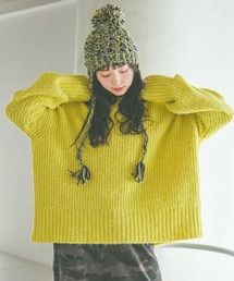 niko and... | アルパカウールMIXアゼプルオーバー(ニット/セーター)