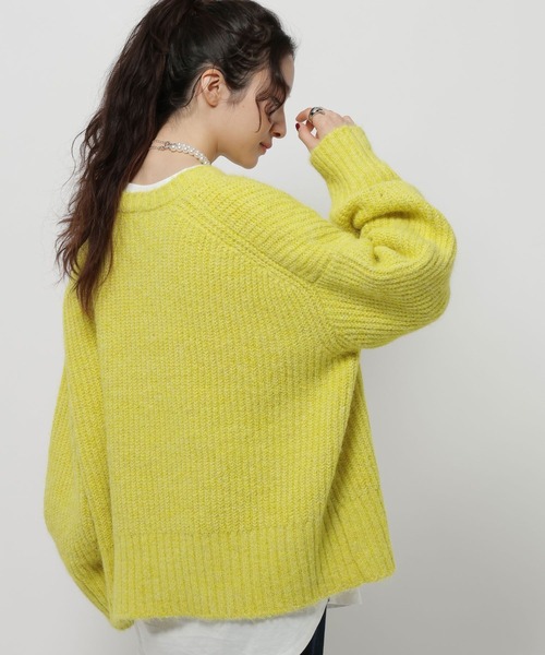 niko and（ニコアンド）の「アルパカウールMIXアゼプルオーバー