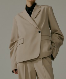 CINOH | WOOL DRAPE SLEEVES JACKET(テーラードジャケット)