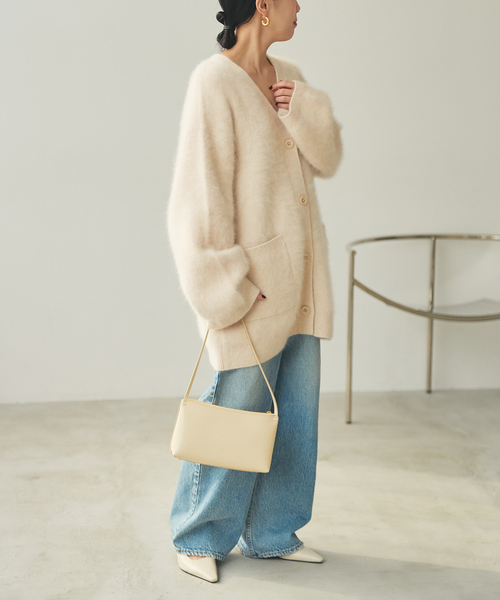 plage（プラージュ）の「Fur Midi カーディガン（カーディガン/ボレロ・レディース・ベージュ系その他/ブラック・FREE）」の18枚目の写真