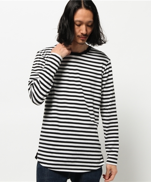 VENCEEXCHANGE（ヴァンスエクスチェンジ）の「ロング丈長袖Tシャツ           （Tシャツ/カットソー・メンズ・ホワイト/その他31・LARGE/MEDIUM）」の2枚目の写真