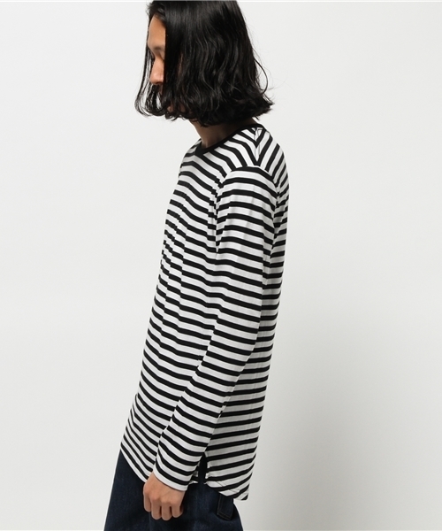 VENCEEXCHANGE（ヴァンスエクスチェンジ）の「ロング丈長袖Tシャツ           （Tシャツ/カットソー・メンズ・ホワイト/その他31・LARGE/MEDIUM）」の7枚目の写真