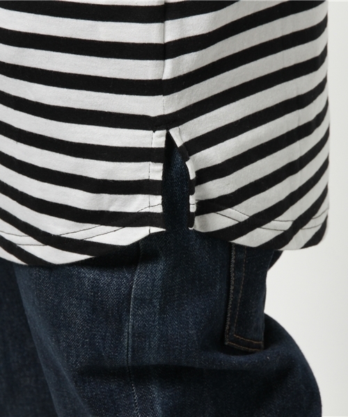 VENCEEXCHANGE（ヴァンスエクスチェンジ）の「ロング丈長袖Tシャツ           （Tシャツ/カットソー・メンズ・ホワイト/その他31・LARGE/MEDIUM）」の5枚目の写真