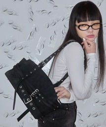 Heart Tattoo（ハートタトゥー）の「belt design damage shoulder bag / ダメージ調　ベルトショルダーバッグ（トートバッグ）」