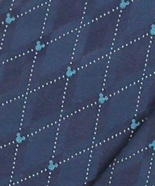 Disney（ディズニー）の「【ディズニー】シルク アーガイル柄 ネクタイ 8.0cm幅（ネクタイ・メンズ・ネイビー/ライトグレー・FREE）」の7枚目の写真