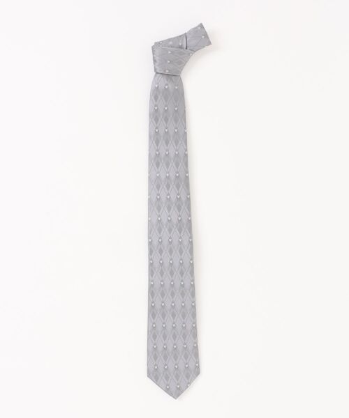 Disney（ディズニー）の「【ディズニー】シルク アーガイル柄 ネクタイ 8.0cm幅（ネクタイ・メンズ・ネイビー/ライトグレー・FREE）」の8枚目の写真