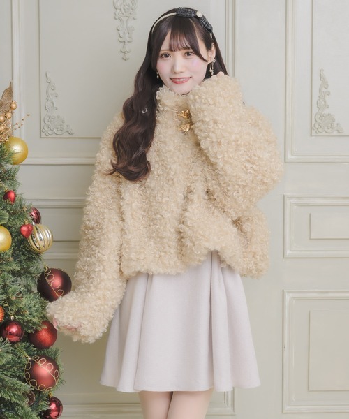 couture BY ROJITA(クチュールバイロジータ)の「ハートバックルプードルファーコート(その他アウター・レディース・ホワイト/ベージュ・FREE)」の21枚目の写真