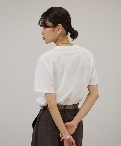 Couture d'adam(クチュールドアダム)の「【COUTURE D'ADAM(クチュール ド アダム)】Jane / Color フォトT(Tシャツ/カットソー・レディース・ホワイト・38)」の16枚目の写真