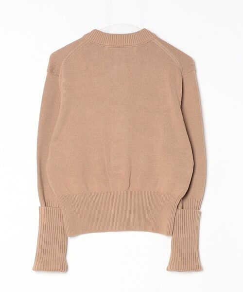 THE SHINZONE（ザ　シンゾーン）の「COTTON LONG RIB CARDIGAN 25SMSNI01（Tシャツ/カットソー・レディース・ブラック/レッド/ベージュ/ネイビー・FREE）」の5枚目の写真
