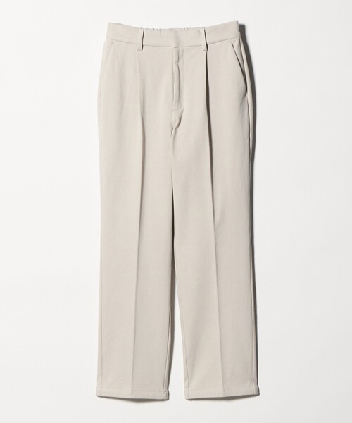 A DAY IN THE LIFE UNITED ARROWS(アデイインザライフユナイテッドアローズ)の「ニットライク プリーツ テーパードパンツ ‐ウォッシャブル‐<A DAY IN THE LIFE>(その他パンツ・レディース・ナチュラル/グレー系/ブラック・M/S)」の3枚目の写真