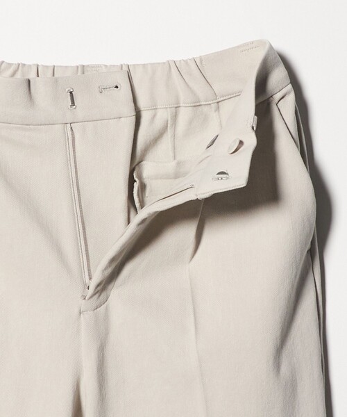 A DAY IN THE LIFE UNITED ARROWS(アデイインザライフユナイテッドアローズ)の「ニットライク プリーツ テーパードパンツ ‐ウォッシャブル‐<A DAY IN THE LIFE>(その他パンツ・レディース・ナチュラル/グレー系/ブラック・M/S)」の8枚目の写真