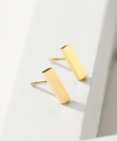 Rennet（レネット）の「【 金属アレルギー対応 】 ステンレス スティックピアス（ピアス（両耳用）・レディース・ゴールド/シルバー・A/B）」の5枚目の写真
