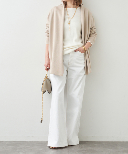 Deuxieme Classe（ドゥーズィエムクラス）の「SMOOTH TOP ガウン（その他アウター・レディース・ベージュ/ライトグレー・FREE）」の4枚目の写真