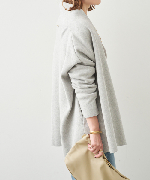 Deuxieme Classe（ドゥーズィエムクラス）の「SMOOTH TOP ガウン（その他アウター・レディース・ベージュ/ライトグレー・FREE）」の7枚目の写真