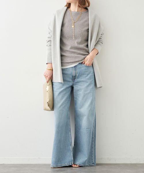 Deuxieme Classe（ドゥーズィエムクラス）の「SMOOTH TOP ガウン（その他アウター・レディース・ベージュ/ライトグレー・FREE）」の9枚目の写真