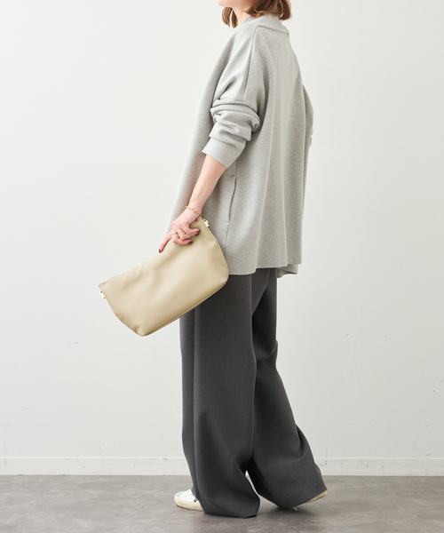Deuxieme Classe（ドゥーズィエムクラス）の「SMOOTH TOP ガウン（その他アウター・レディース・ベージュ/ライトグレー・FREE）」の14枚目の写真