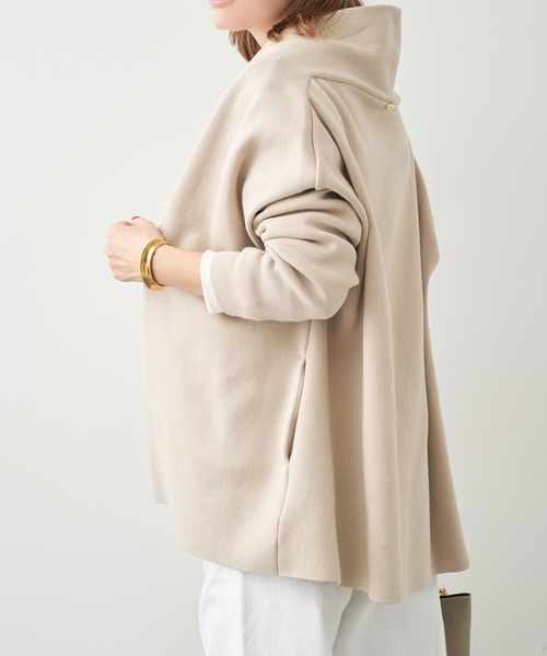 Deuxieme Classe（ドゥーズィエムクラス）の「SMOOTH TOP ガウン（その他アウター・レディース・ベージュ/ライトグレー・FREE）」の18枚目の写真