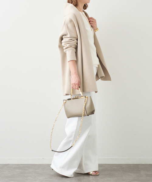 Deuxieme Classe（ドゥーズィエムクラス）の「SMOOTH TOP ガウン（その他アウター・レディース・ベージュ/ライトグレー・FREE）」の21枚目の写真