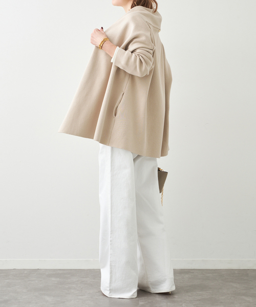 Deuxieme Classe（ドゥーズィエムクラス）の「SMOOTH TOP ガウン（その他アウター・レディース・ベージュ/ライトグレー・FREE）」の22枚目の写真