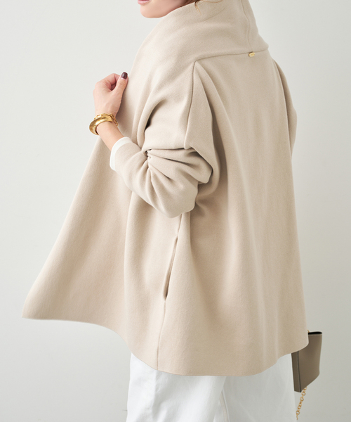 Deuxieme Classe（ドゥーズィエムクラス）の「SMOOTH TOP ガウン（その他アウター・レディース・ベージュ/ライトグレー・FREE）」の20枚目の写真