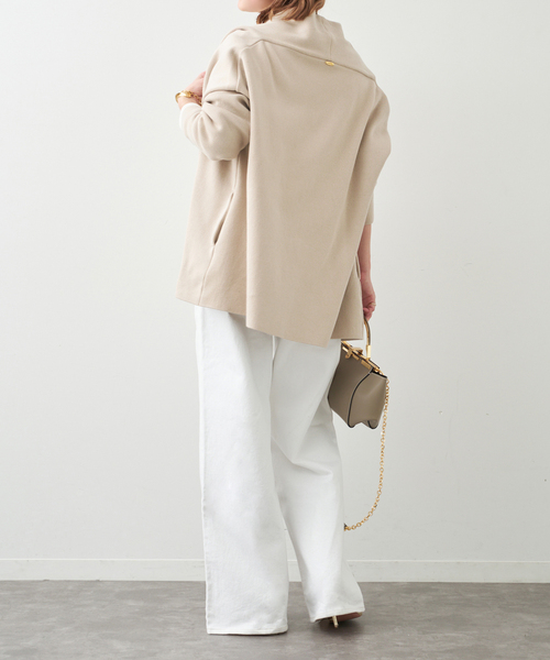 Deuxieme Classe（ドゥーズィエムクラス）の「SMOOTH TOP ガウン（その他アウター・レディース・ベージュ/ライトグレー・FREE）」の16枚目の写真