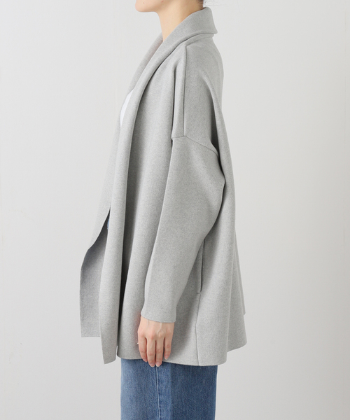 Deuxieme Classe（ドゥーズィエムクラス）の「SMOOTH TOP ガウン（その他アウター・レディース・ベージュ/ライトグレー・FREE）」の14枚目の写真