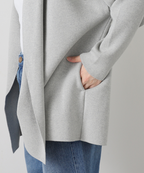 Deuxieme Classe（ドゥーズィエムクラス）の「SMOOTH TOP ガウン（その他アウター・レディース・ベージュ/ライトグレー・FREE）」の11枚目の写真