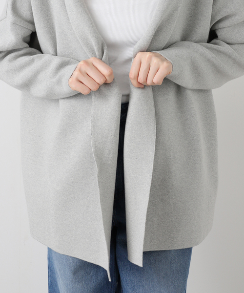 Deuxieme Classe（ドゥーズィエムクラス）の「SMOOTH TOP ガウン（その他アウター・レディース・ベージュ/ライトグレー・FREE）」の10枚目の写真