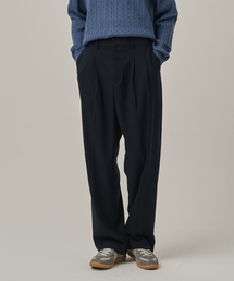 ANALOG MOOD（アナログムード）の「ツーピンタックワイドウィンタースラックス（ネイビー）（スラックス）」