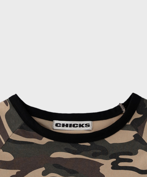 CHICKS（チックス）の「スターカモスリムフィットベージュ（Tシャツ/カットソー・レディース・その他・FREE）」の9枚目の写真