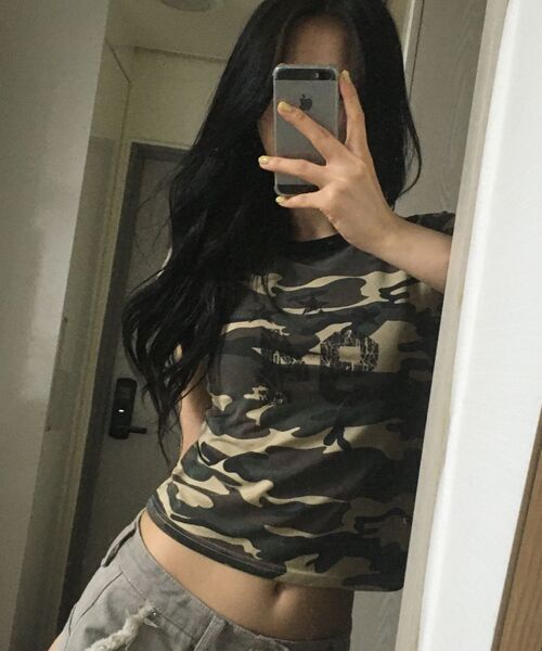 CHICKS（チックス）の「スターカモスリムフィットベージュ（Tシャツ/カットソー・レディース・その他・FREE）」の18枚目の写真