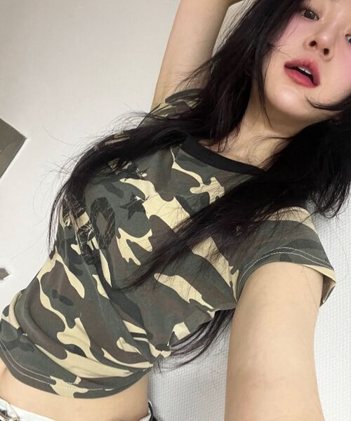 CHICKS（チックス）の「スターカモスリムフィットベージュ（Tシャツ/カットソー・レディース・その他・FREE）」の20枚目の写真