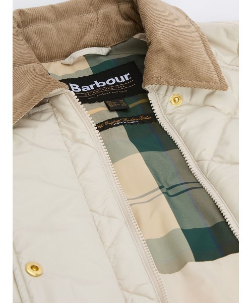 Barbour（バブアー）の「Aldburgh キルティングジャケット（その他アウター・レディース・クリーム/ネイビー・8）」の14枚目の写真