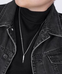 ACHA（アチャ）の「サージカルステンレス四角スティックペンダントネックレス_シルバー（ネックレス）」