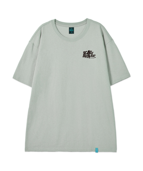 ASTRAL PROJECTION（アストラルプロジェクション）の「[エピスタジオXスキャリーブラザーSERIES 3]コットンルーズフィット半袖Tシャツ_ダースティミント（Tシャツ/カットソー・メンズ・その他・M/L/XL/XXL）」の2枚目の写真