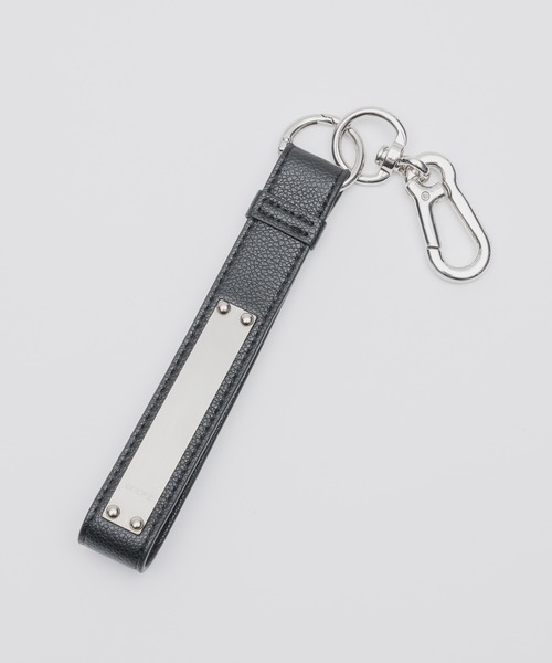 DOOPZ（ドープス）の「METAL PLATE KEYRING - メタルプレートキーリング（キーケース/キーアクセサリー・メンズ・ブラック・FREE）」の2枚目の写真