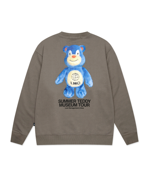 LMCの「SUMMER TEDDY MUSEUM TOUR SWEATSHIRT olive(スウェット・レディース・その他・S/M/L/XL)」の1枚目の写真