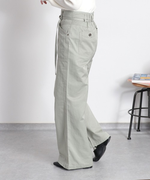 cepo(セポ)の「ベルテッドワークイージーパンツ(その他パンツ・レディース・ネイビー/オフホワイト/オリーブ・S/L/M)」の7枚目の写真