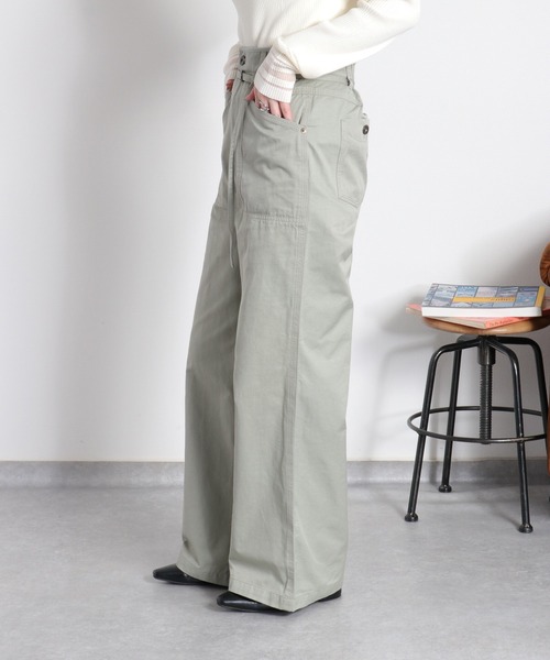 cepo(セポ)の「ベルテッドワークイージーパンツ(その他パンツ・レディース・ネイビー/オフホワイト/オリーブ・S/L/M)」の6枚目の写真