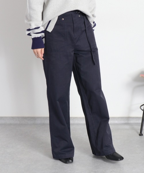 cepo(セポ)の「ベルテッドワークイージーパンツ(その他パンツ・レディース・ネイビー/オフホワイト/オリーブ・S/L/M)」の20枚目の写真